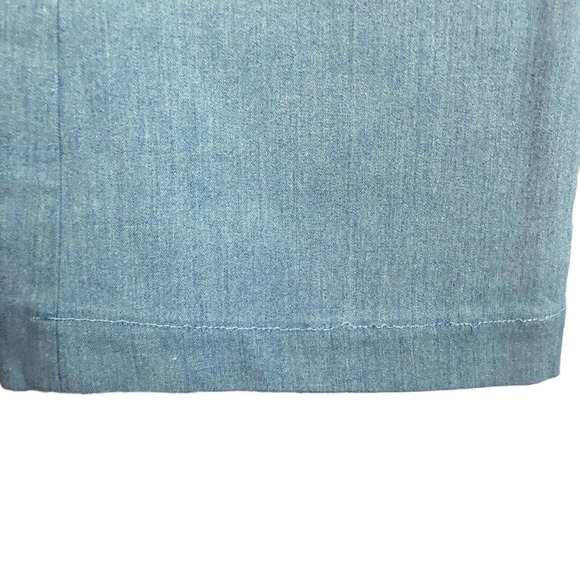 Escada Petite Bootcut Jeans Light Wash Contrast Stitch *Hemmed* - Picture 3 of 9